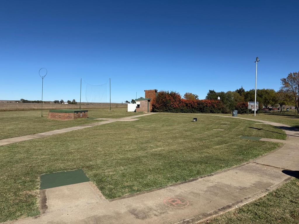 Pathways between stands and the clubhouse on the Maccauw grounds