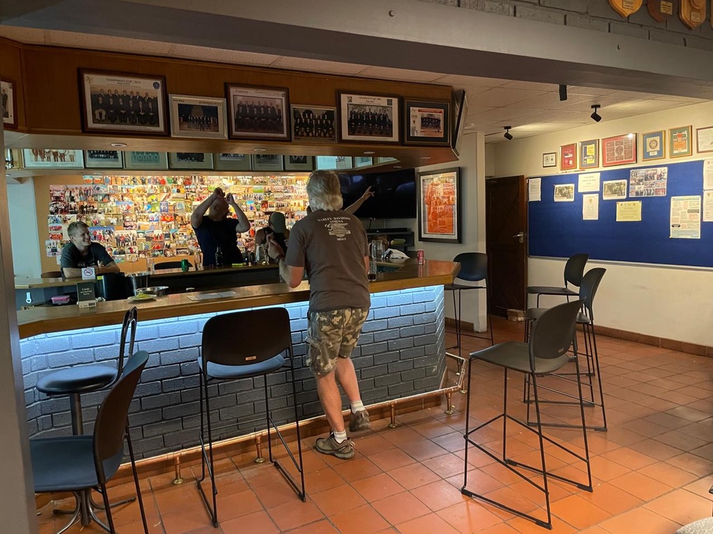 Inside the Maccauw clubhouse bar