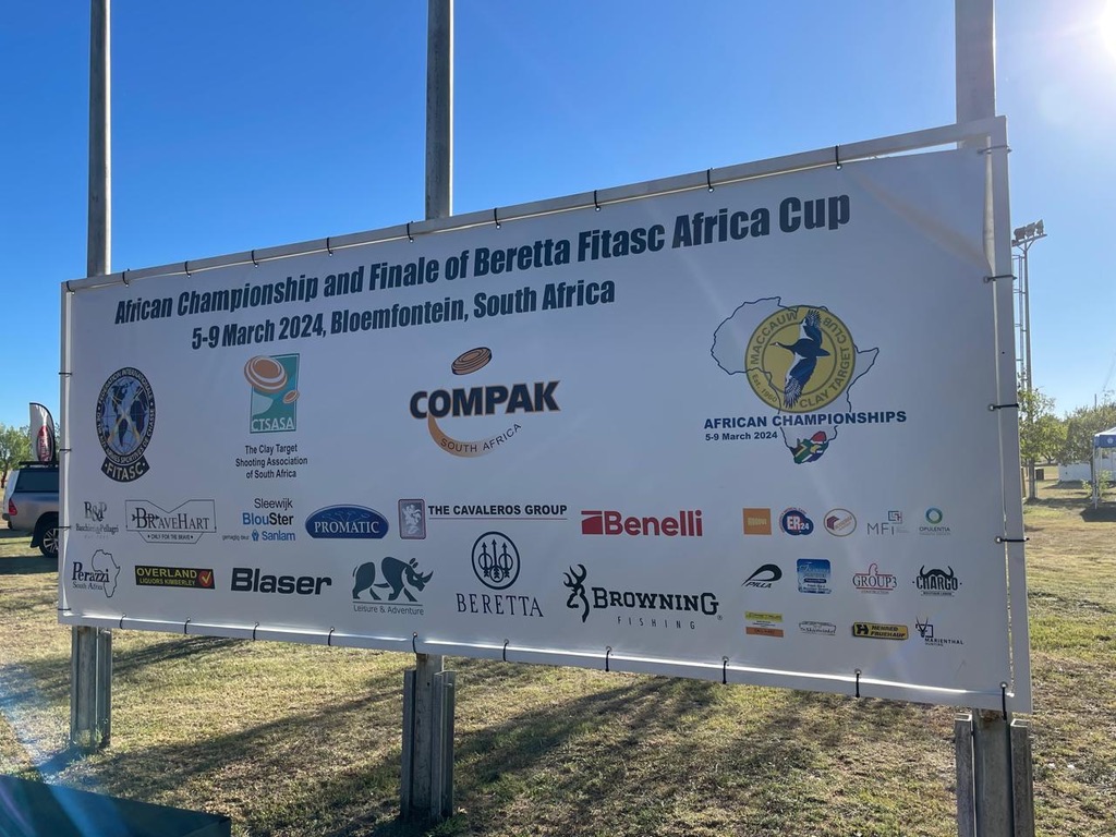 African Championship and Beretta FITASC Africa Cup banner