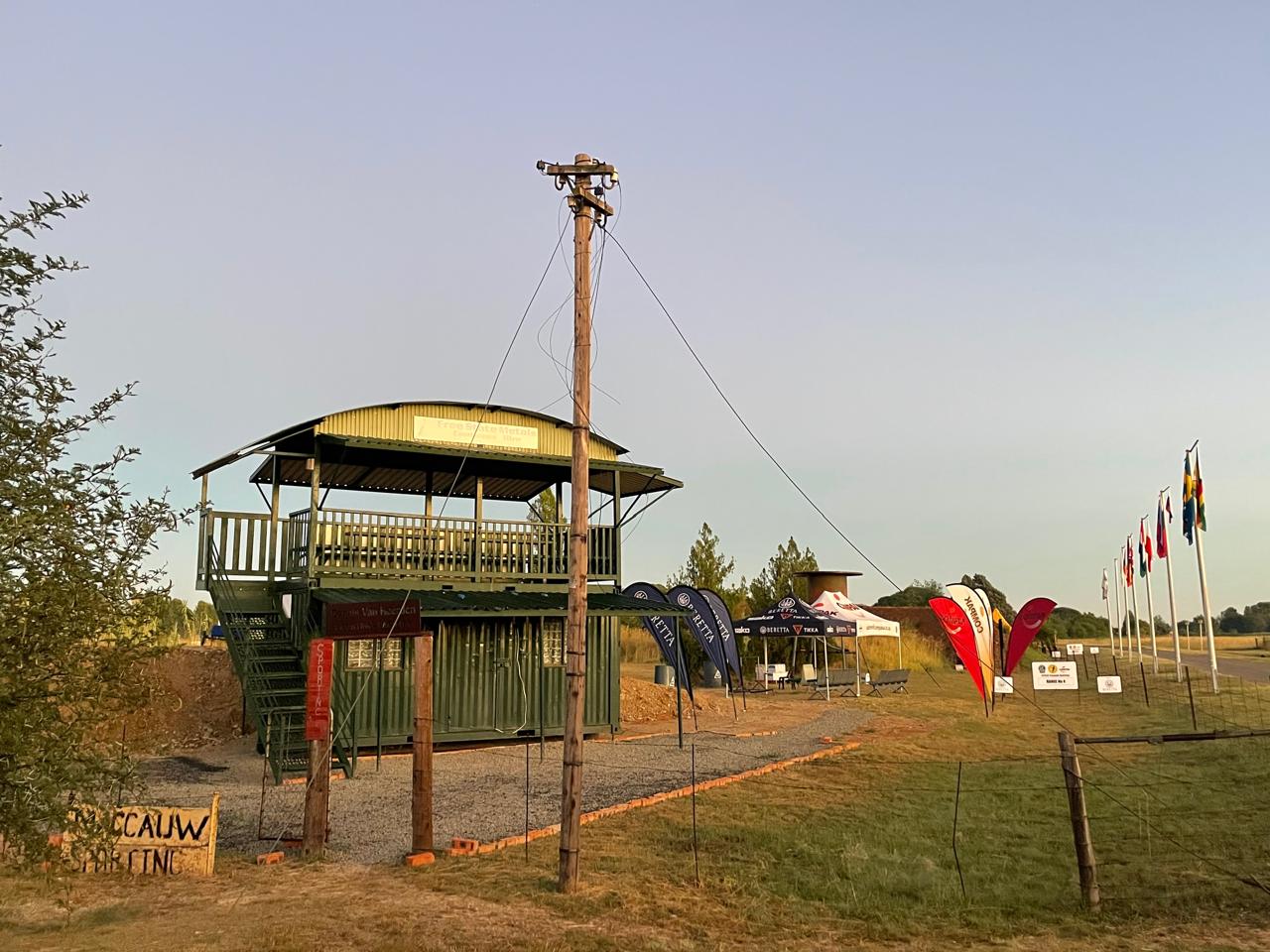 Maccauw Sporting entrance and viewing tower