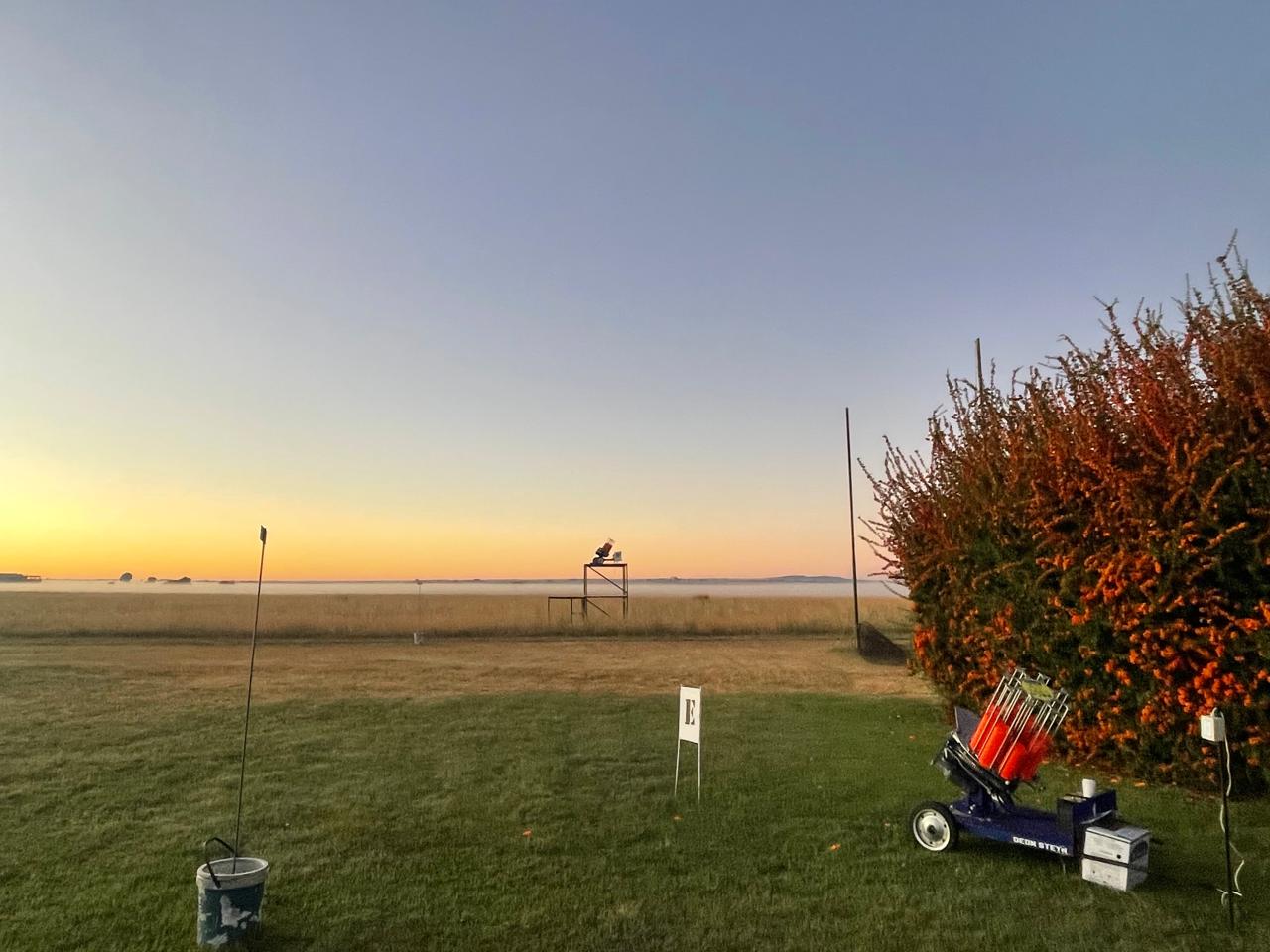 Early morning mist over the Maccauw range
