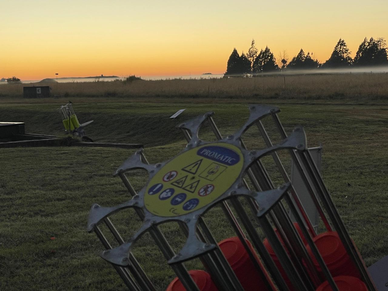 Promatic target equipment ready for the day