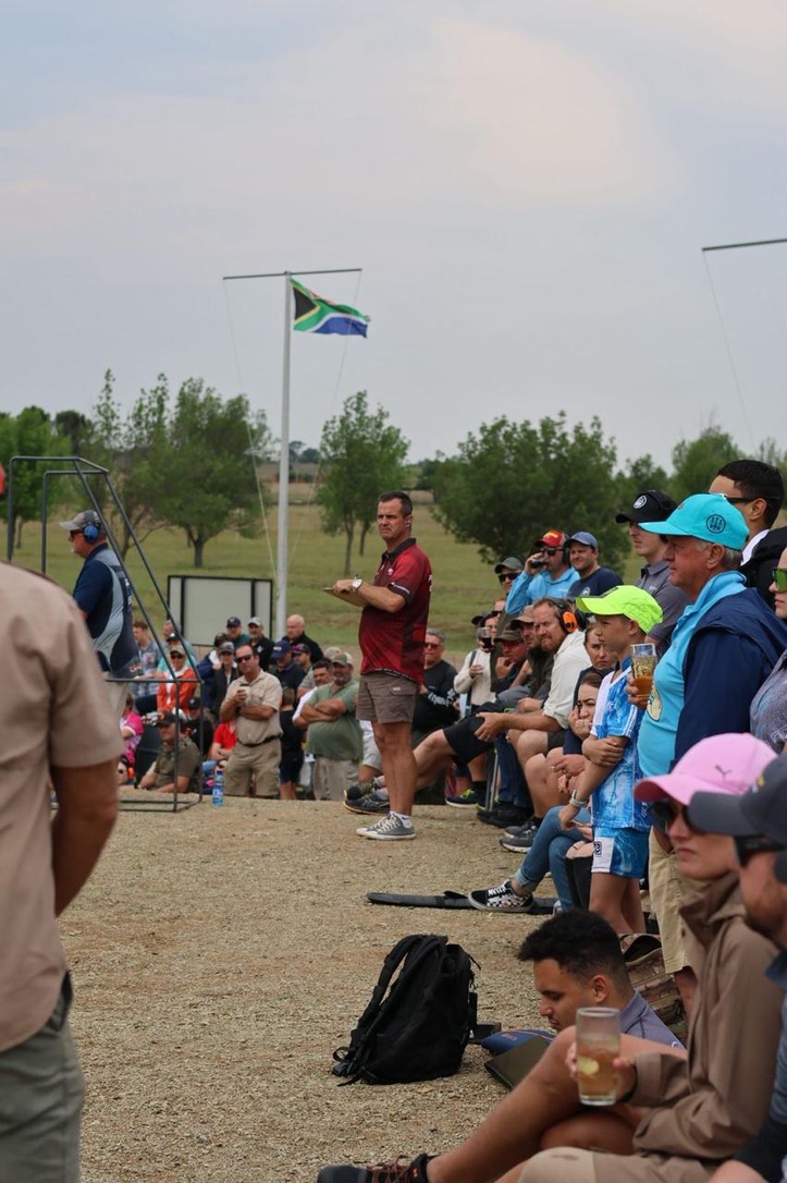 Crowd gathered for the prize giving