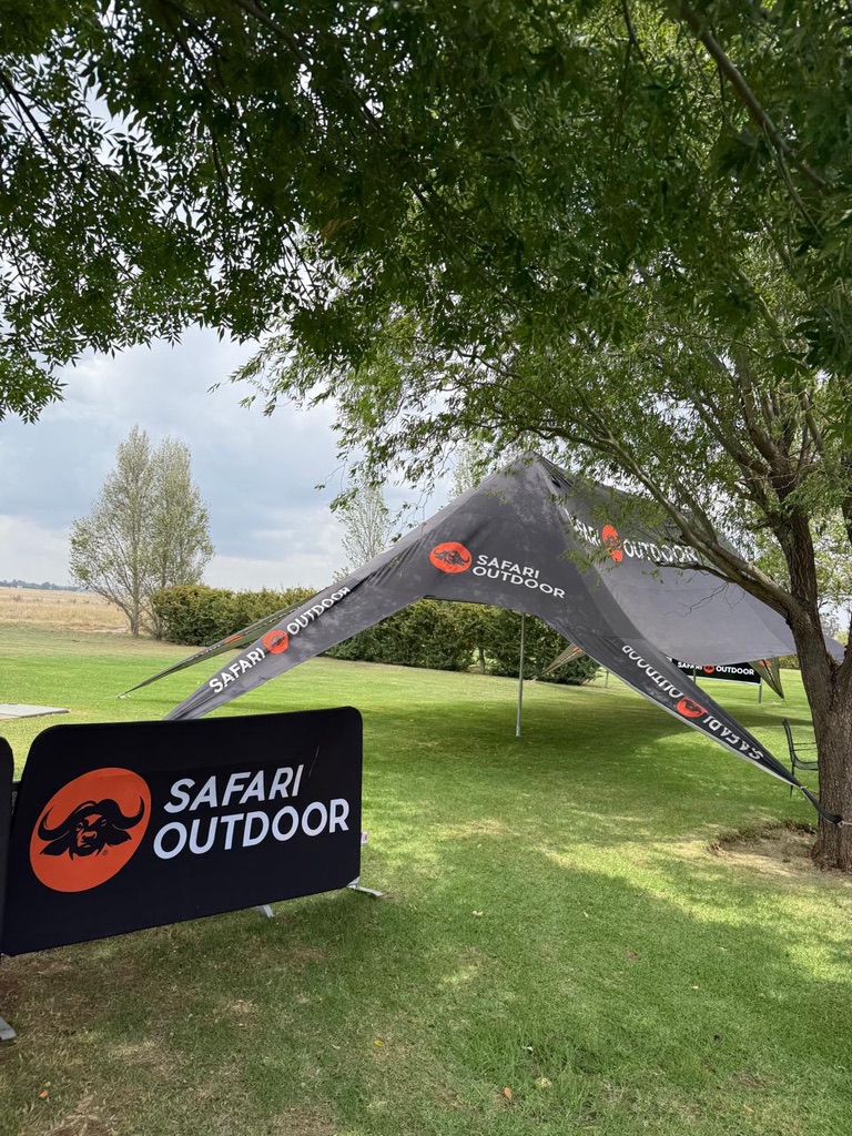 Shade gazebo for competitors between rounds
