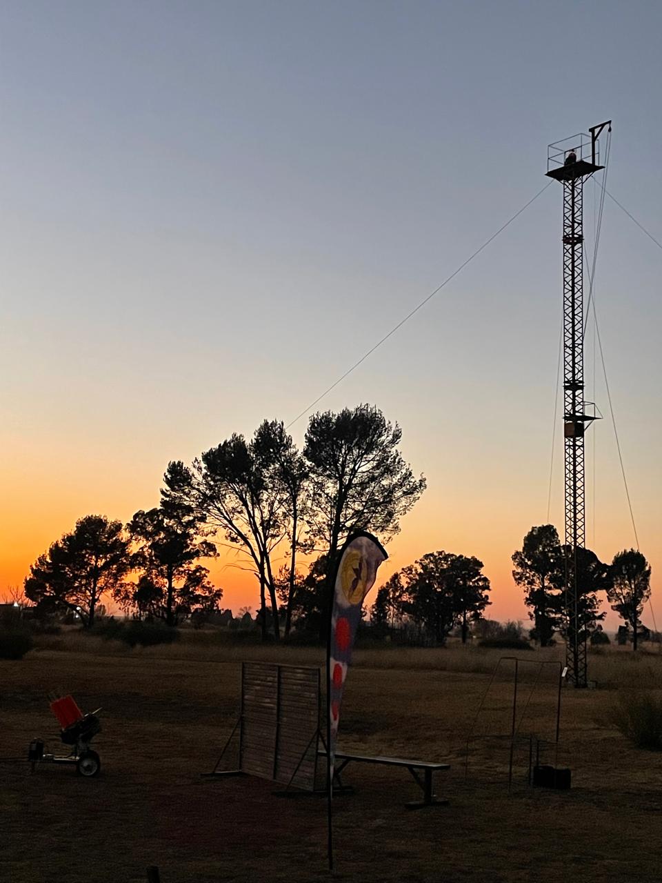Sunset over the Maccauw grounds